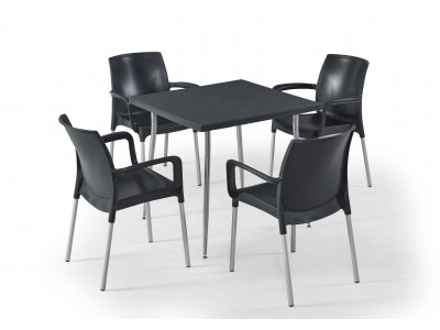 Градински комплект CASTELLO set 4 (антрацит)